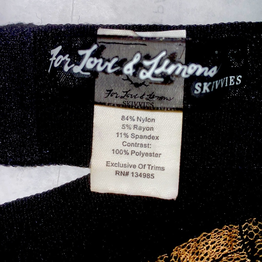 For love and lemons Skivvies Delilah high neck bralette top - Picture 6 of 6